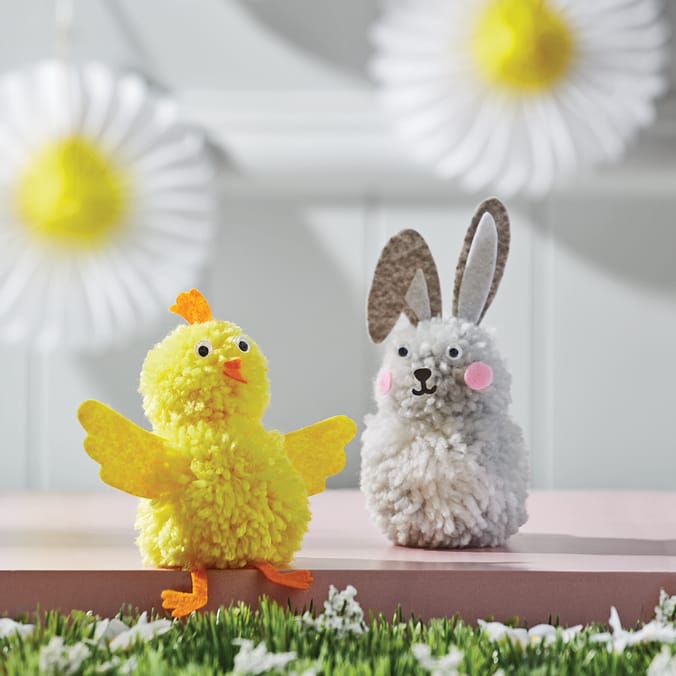 Hoppy Easter Make Your Own Pom Pom Animals