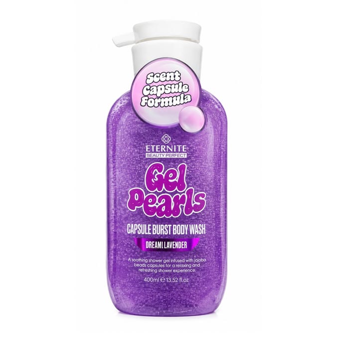  Eternite Gel Pearls Body Wash 400ml - Dream Lavender 