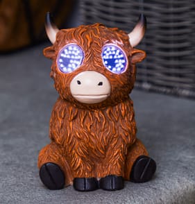 Firefly Solar Light Co Animated Eyes Solar Light - Cow