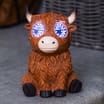 Firefly Solar Light Co Animated Eyes Solar Light - Cow