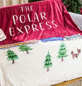 The Polar Express Fleece Throw 