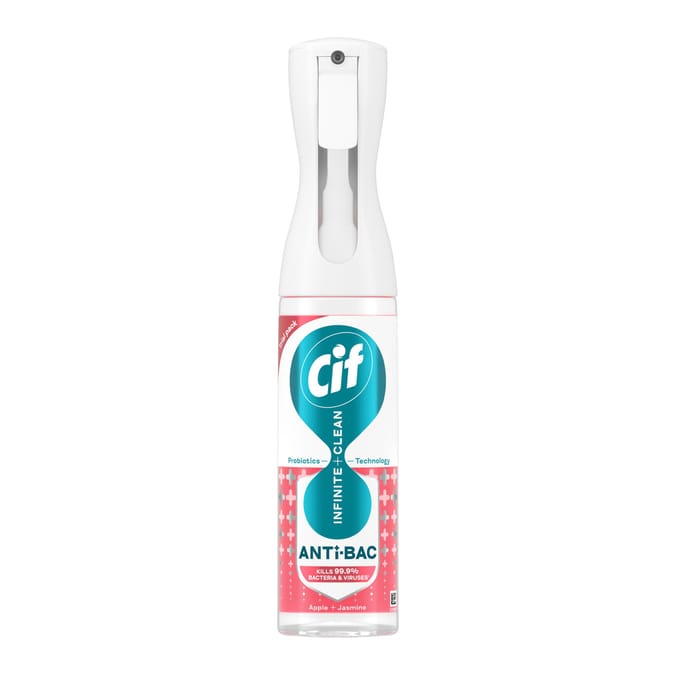 Cif Infinite Clean Anti-Bac Cleaner Spray 250ml - Apple & Jasmine