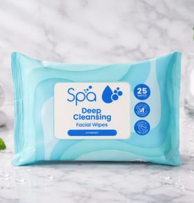 Spa Deep Cleansing Facial Wipes 25s x2
