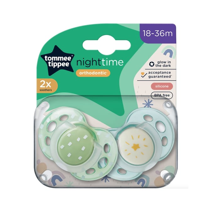 Tommee Tippee Night Time Soother 2 Pack 18-36m