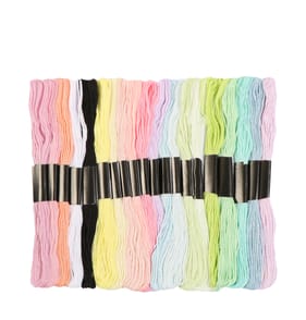 Hand Made With Love Embroidery Threads 20 Pack - Pastels