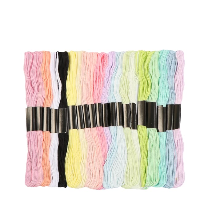 Hand Made With Love Embroidery Threads 20 Pack - Pastels