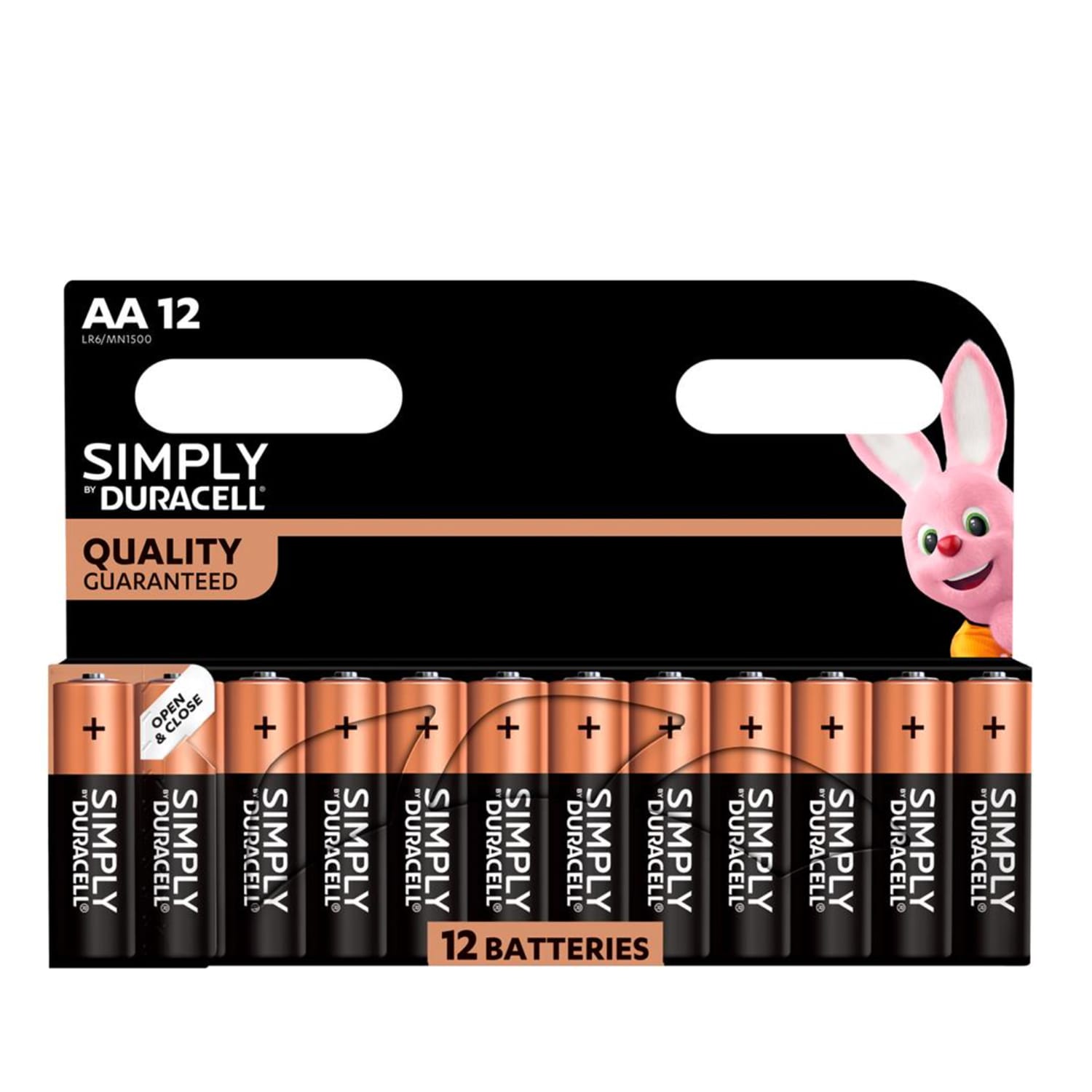 Duracell Simply AA Batteries 12 Pack Home Bargains