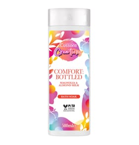 Cussons Creations Comfort Bottled Magnolia & Almond Milk Bubble Bath Soak 500ml