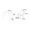 Liberty House Toys Kids Rainbow Table & Chair Set
