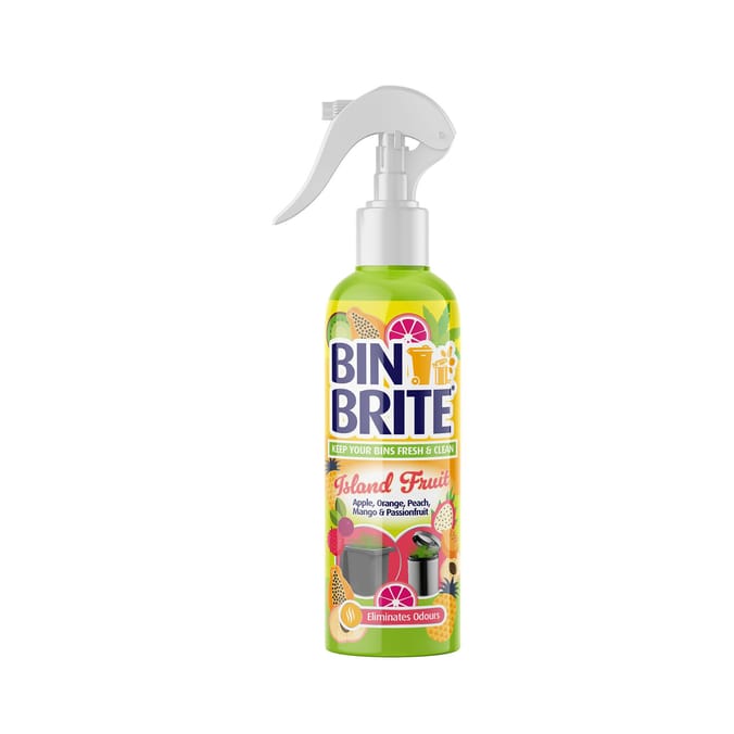 Bin Brite Bin Odour Neutraliser Spray 400ml - Island Fruit