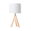 Home Collections: Wood Tripod Table Lamp