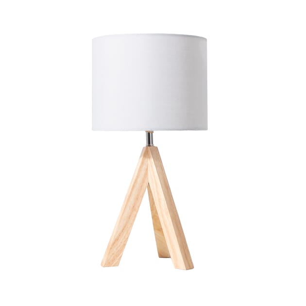 Home Collections Wood Tripod Table Lamp Home Bargains