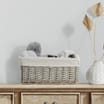 Home Collections Wicker Basket With Liner