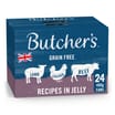 Butcher's Recipes in Jelly Wet Dog Food Tins 400g x24
