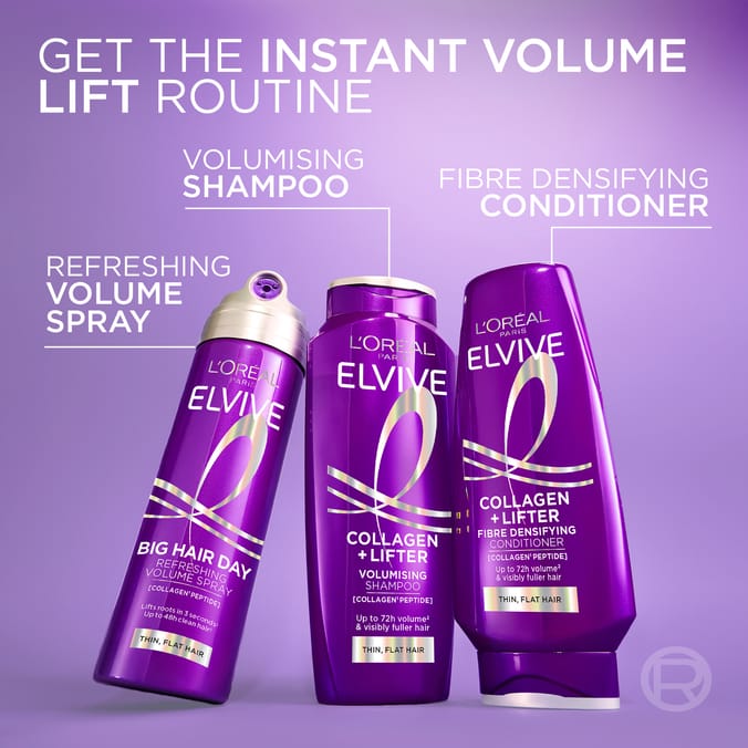 L'Oreal Elvive Collagen + Lifter Fibre-Densifying Conditioner 400ml