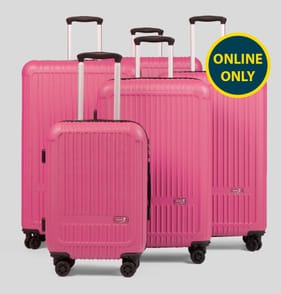  Super 5 Little Venice Hard Shell Suitcase Set of 5 - Pink