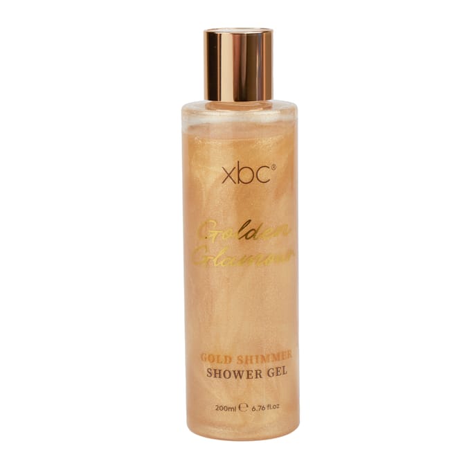 XCB Gold Shimmer Shower Gel 200ml - Golden Glamour