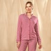  Jeff & Co. by Jeff Banks Ladies Pyjama Set Red Striped