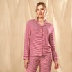 Jeff & Co. by Jeff Banks Ladies Pyjama Set Red Striped
