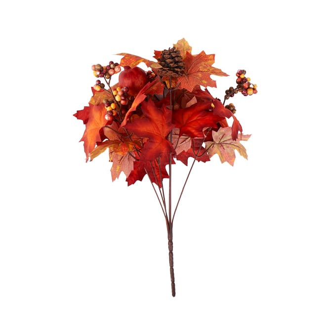 The Lifestyle Edit Harvest Fall Leaf Bunches 