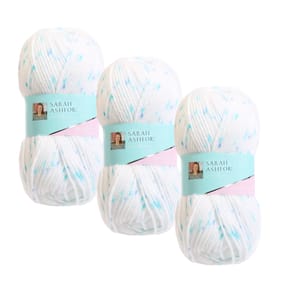 Sarah Ashford Spot Printed Yarn 3 Pack - Blue