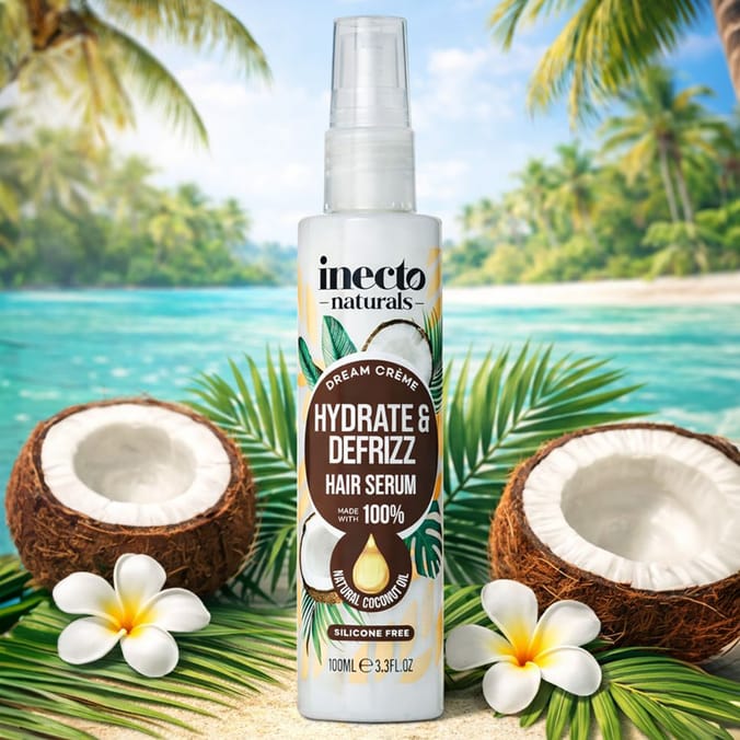 Inecto Naturals Hydrate & Defrizz Hair Serum 100ml