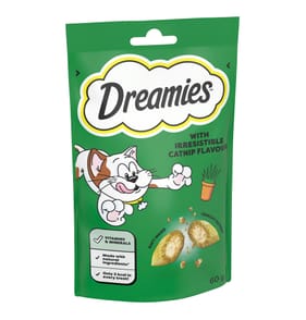 Dreamies Cat Treat Biscuits 60g x 8 - Catnip Flavour