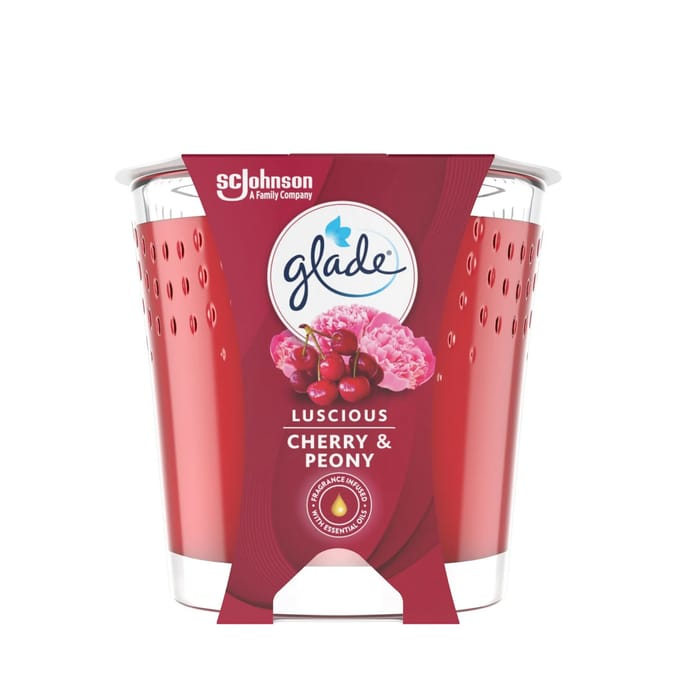 Glade Candle Luscious Cherry &n Peony 129g