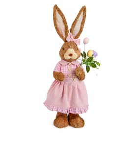 Happy Easter Easter Sisal Bunny - Pink