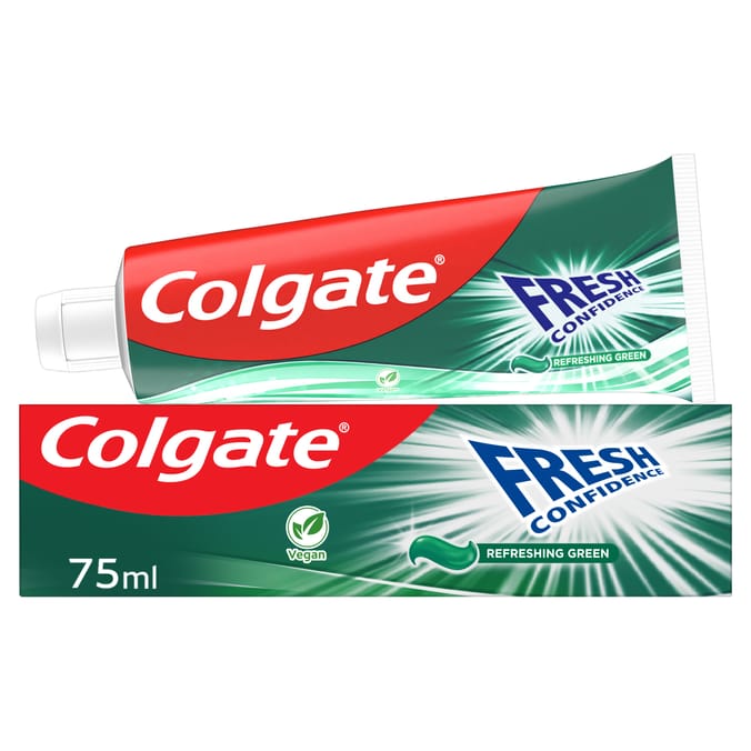 Colgate Fresh Confidence Refreshing Green Toothpaste 75ml