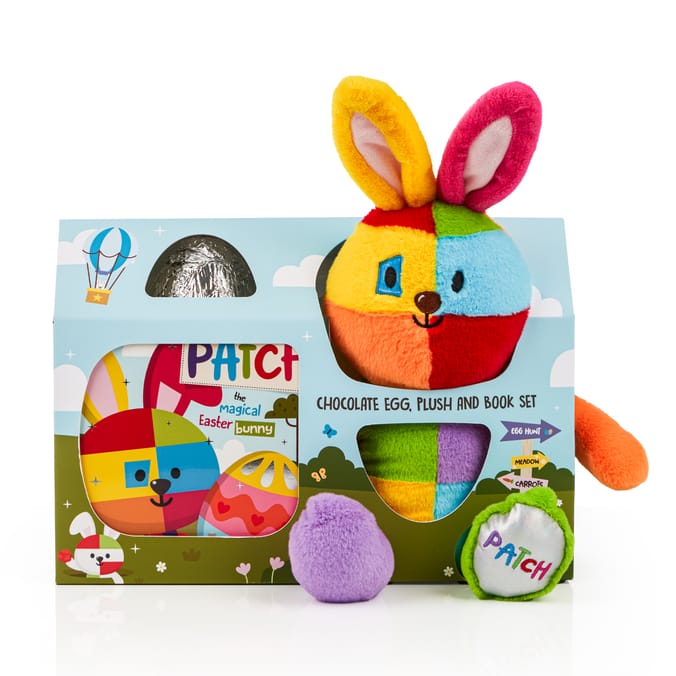 Patch Plush, Book & Chocolate Egg Set