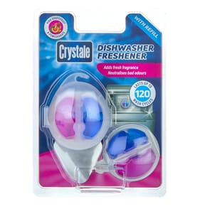 Crystale Dishwasher Freshener 2 x 6ml - Pink Grapefruit & Pomegranate 