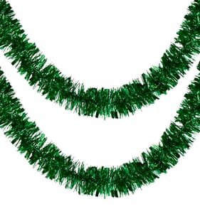 Festive Feeling Small Tinsel 2m - Green