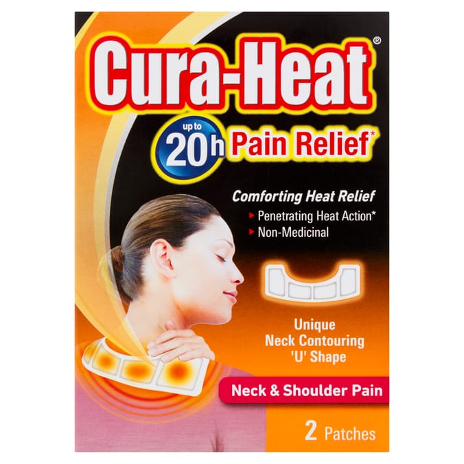 Cura-Heat Pain Relief Heat Patch Neck & Shoulder Pain 2 Patches