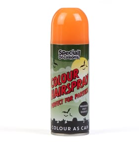 Halloween Coloured Hair Spray - Orange