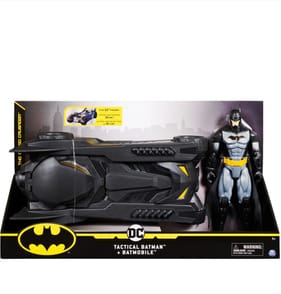DC Tactical Batman & Batmobile - Black