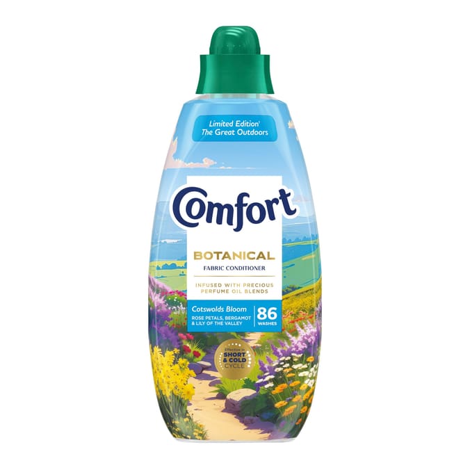 Comfort Botanical Fabric Conditioner 1.29 Litres 86 Washes - Cotswolds Bloom