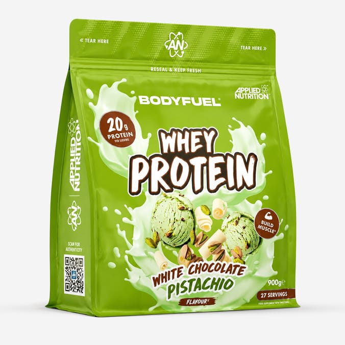 BodyFuel Whey Protein 900g - White Chocolate Pistachio