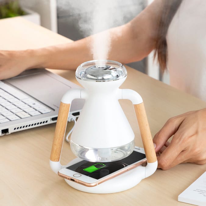 Misvolt 3-in-1 Wireless Charger, Aroma Diffuser & Humidifier