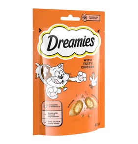 Dreamies Cat Treat Biscuits 60g - Chicken