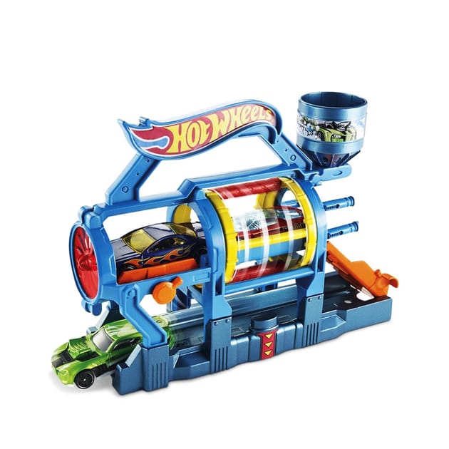 Hot Wheels City Turbo Jet Car Wash Home Bargains