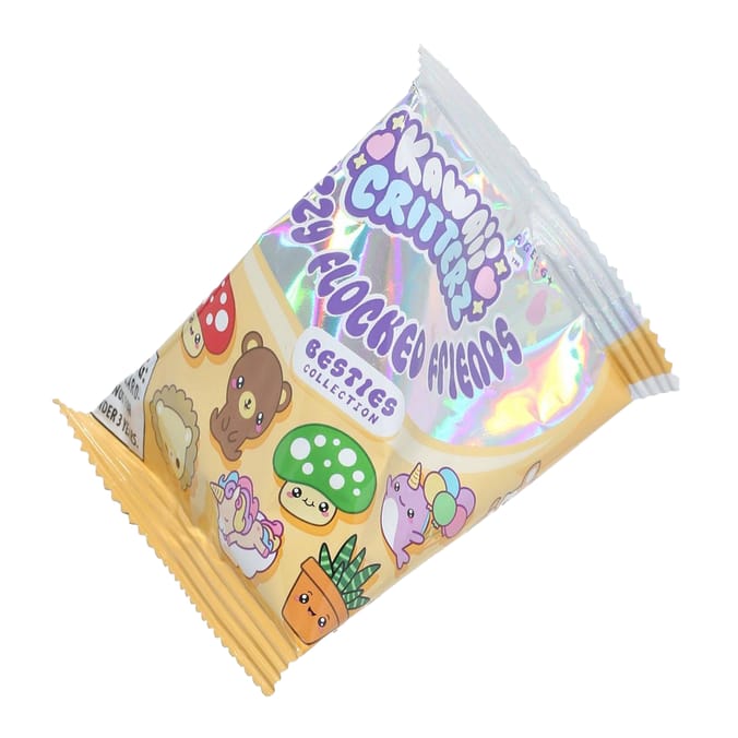 Kawaii Critterz Fuzzy Flocked Friends Besties Collection Mystery Pack