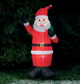  Prestige Mains Operated Light Up Self-Inflating Santa 7ft