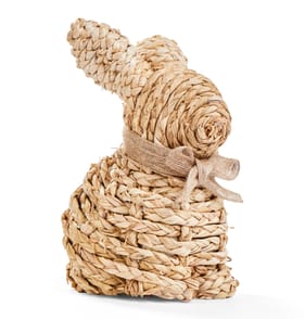 Spring Time Easter Rattan Bunny Decoration 