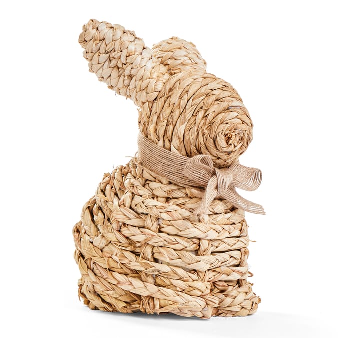 Spring Time Easter Rattan Bunny Decoration