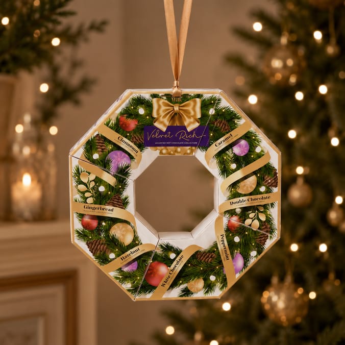 Velvet Rich Hot Chocolate Wreath 160g