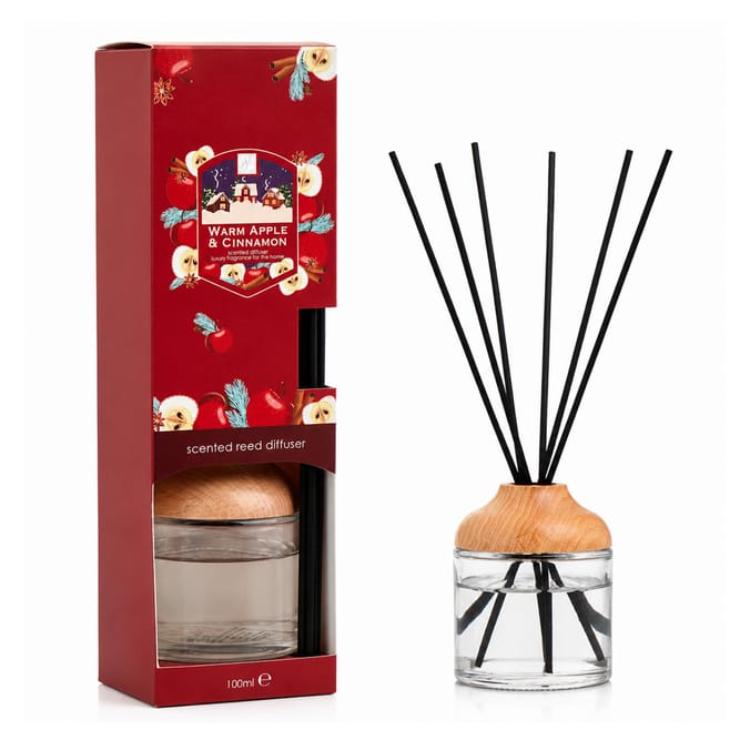 Wickford & Co. Scented Reed Diffuser 100ml - Warm Apple & Cinnamon