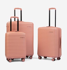 Salisburys Ibiza Hard Shell Suitcase - Peach