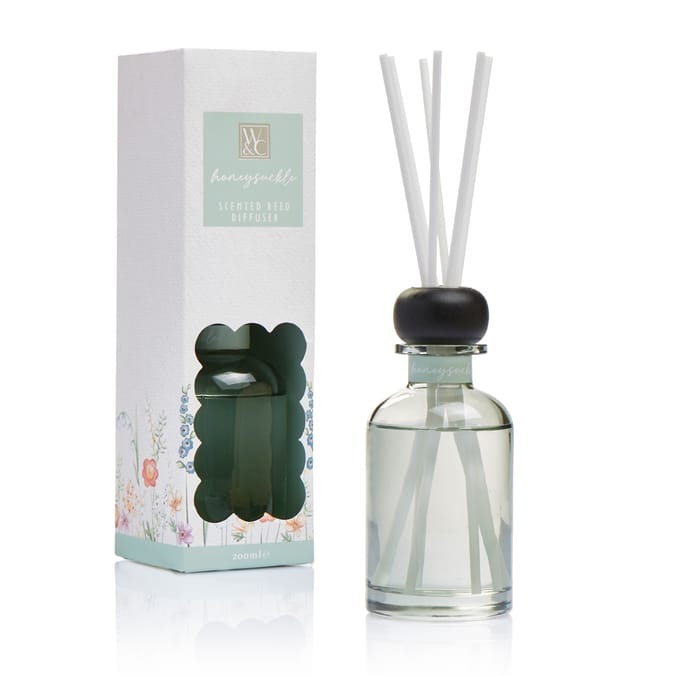 Wickford & Co Mother's Day Scented Reed Diffuser 200ml - Honeysuckle