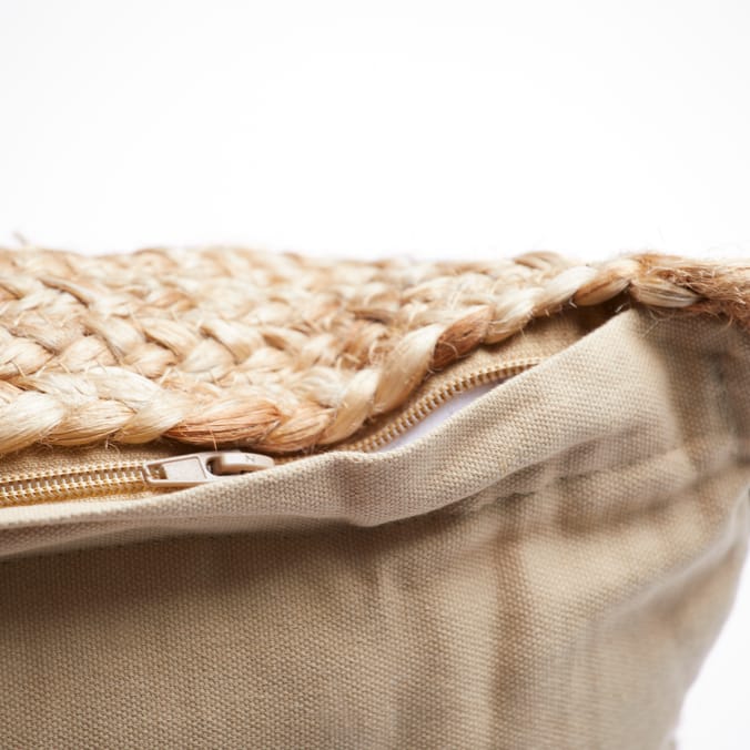 The Outdoor Living Collection Jute Square Floor Cushion